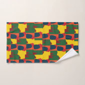 Peinture colorée Abstraite (Serviette à main)