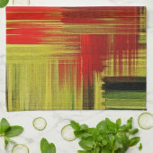 Peinture colorée Art #2 Serviette de cuisine (Plié)