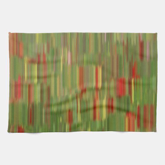 Peinture colorée Art Cuisine Serviette (Horizontal)