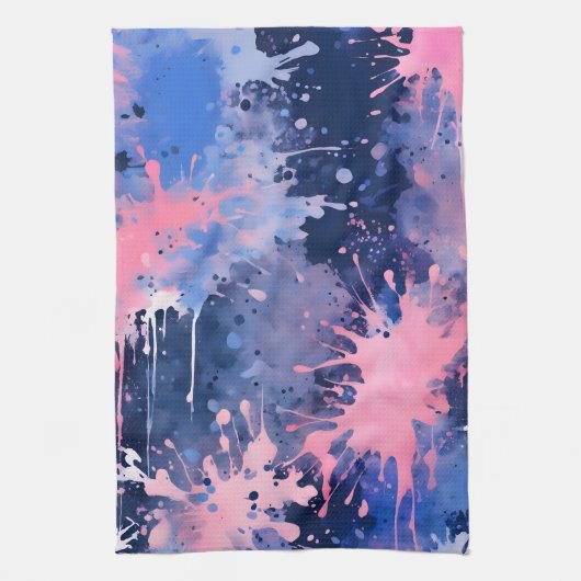 Peinture colorée Art Serviette de cuisine (Vertical)