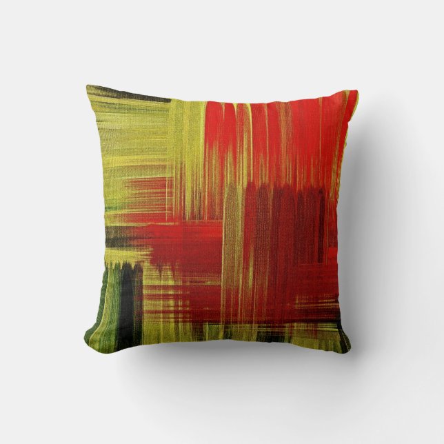 Peinture colorée Coussin d'art #3 (Recto)