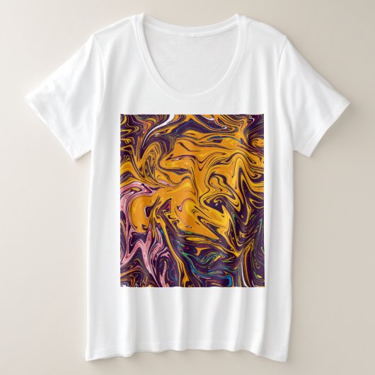peinture colorée et chef-d'oeuvre d'art (Design devant)