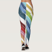 peinture colorée Leggings (Dos)