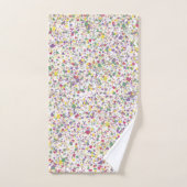 Peinture colorée pour coeur, Abstraite (Serviette à main)