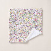 Peinture colorée pour coeur, Abstraite (Gant de toilette)