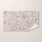 Peinture colorée pour coeur, Abstraite (Serviette à main)