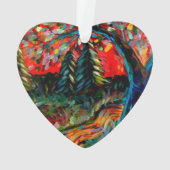 Peinture Colorée Sur Arbre Et Rivière (dos)