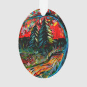 Peinture Colorée Sur Arbre Et Rivière (dos)
