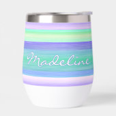 Peinture couleur bleu rose crème (Gauche)