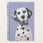 Peinture Dalmatienne - Cute Original Chien Art (Devant)