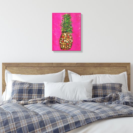 Peinture d'ananas sur toile (Insitu(Chambre))