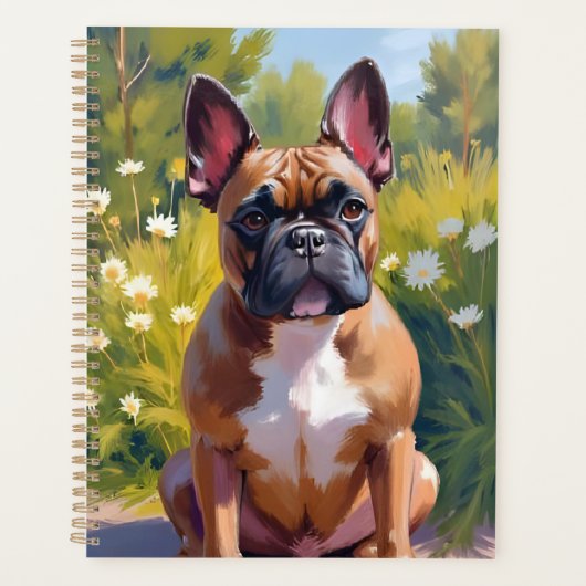 Peinture d'animal de compagnie Bouledogue français (Devant)