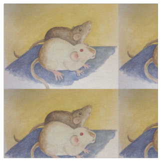 Peinture d'aquarelle de tissu siamois et foncé de