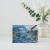 Peinture d'art - affaires, carte de profil (Debout devant)