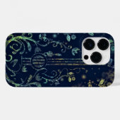 Peinture d'art coque iphone de guitare florale (Verso (horizontal))
