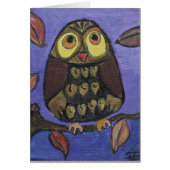 Peinture d'art folklorique de Owl (Devant)