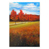 Peinture d'automne acrylique | Impression photo (Devant)