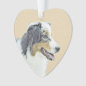 Peinture de berger australien - Art original de ch (devant)