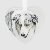 Peinture de berger australienne - Art original de  (devant)