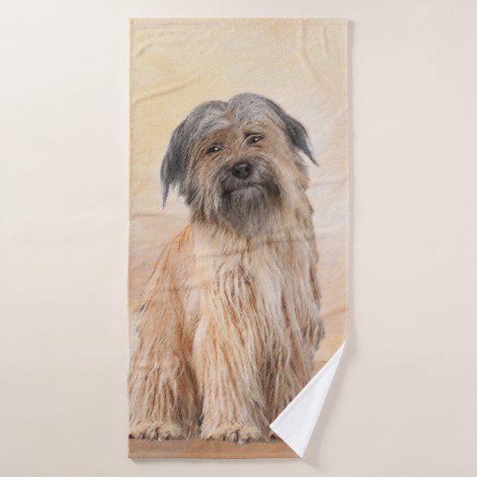 Peinture de berger pyrénéenne - Cute Original Chie (Serviette de bain)