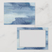 "Peinture de blues" : Carte d'art Abstraite origin (Devant / Derrière)