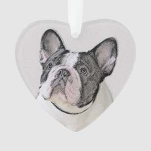 Peinture de Bouledogue Français (Bringé Pied) - Ar