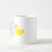 Peinture de canard en caoutchouc Art Café Mug (Devant gauche)