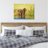 Peinture de canevas de chasse de chien de Chesapea (Insitu(Chambre))