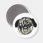 Peinture de carlin sur toile Magnet (Recto/Verso)