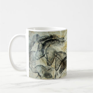 Peinture de caverne de Lascaux de tasse de café de