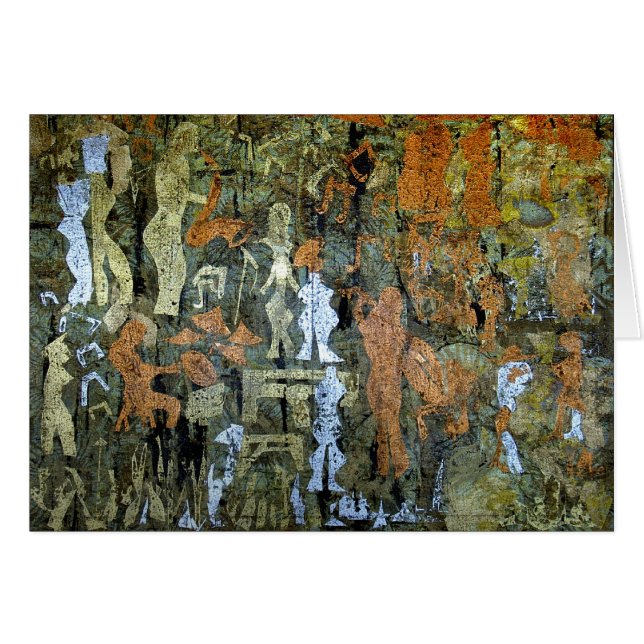 Peinture de caverne moderne (Devant horizontal)