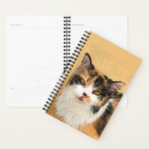 Peinture de chat Calico - Cute Original Cat Art