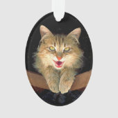 Peinture de chat Mad - Cute Original Cat Art (devant)