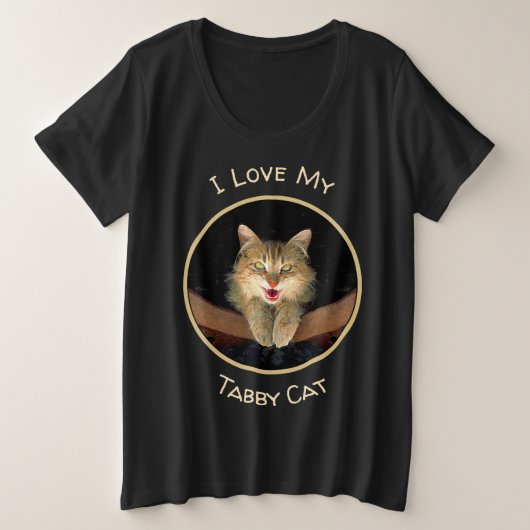 Peinture de chat Mad - Cute Original Cat Art (Design devant)