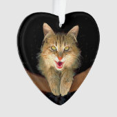 Peinture de chat Mad - Cute Original Cat Art (devant)