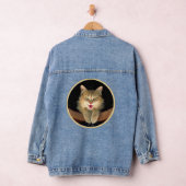 Peinture de chat Mad - Cute Original Cat Art (Hangar)