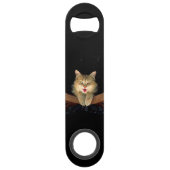 Peinture de chat Mad - Cute Original Cat Art (Devant)