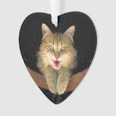 Peinture de chat Mad - Cute Original Cat Art (devant)