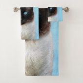 Peinture de chats de Siamese - Cute Original Cat A (En situation)
