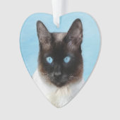 Peinture de chats de Siamese - Cute Original Cat A (devant)