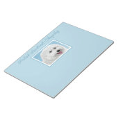 Peinture de chien de berger polonais - Bloc-notes (Incliné)