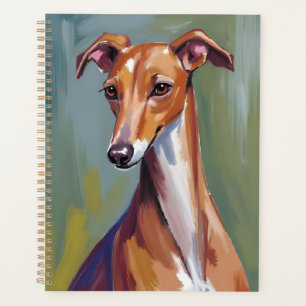 Peinture de chien Lévrier Italien