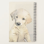Peinture de chiot d'or Retriever - Art de chien or (Dos)