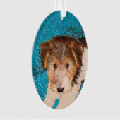 Peinture de chiot Terrier Fox - Art de chien origi (devant)