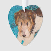 Peinture de chiot Terrier Fox - Art de chien origi (devant)