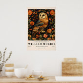Peinture de chouette effraie, affiche de William M (Cuisine)