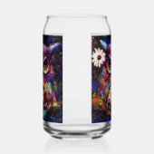 Peinture de Chouette florale impressionniste (Gauche)