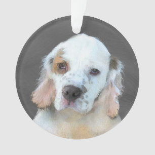 Peinture de Clumber Spaniel - Art original de chie