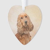 Peinture de Cocker Spaniel Anglais - Art Canin Ori (devant)