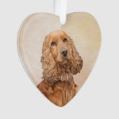 Peinture de Cocker Spaniel Anglais - Art Canin Ori (devant)